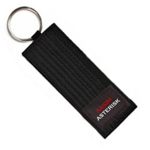 MINI KARATE BELT [KEYRING] [AA-MKBK-01]