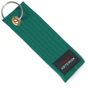 MINI KARATE BELT [KEYRING] [AA-MKBK-06]