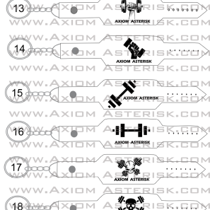 Mini WeightLifting Belts [Keychains] [AA-WLBKC-04]