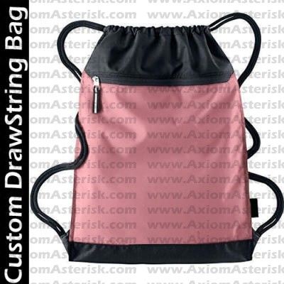 DRAW STRING BAG [ZIP TOP] [AA-DSBZ-04]