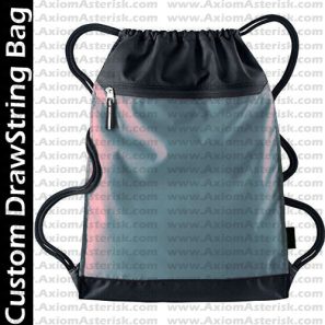 DRAW STRING BAG [ZIP TOP] [AA-DSBZ-08]
