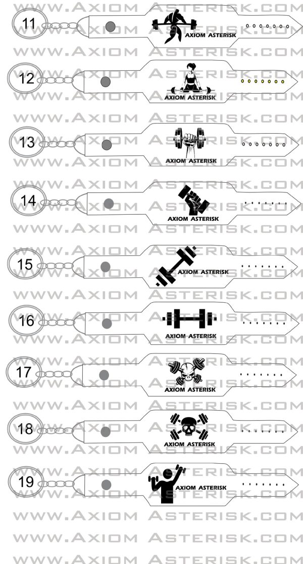Mini Weightlifting Belt [Keychain] AA-WLBKC-11